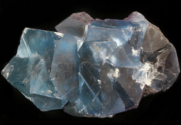 Blue Fluorite Cube Cluster - Cave-In-Rock, Illinois #44654